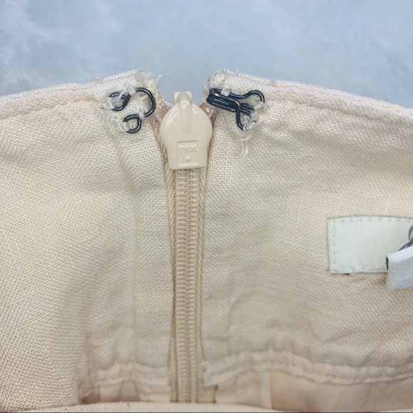 Sold! J. Jill Cream Linen Midi Skirt - Picture 6 of 7